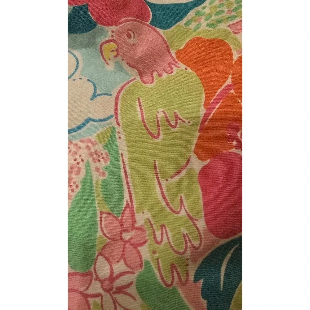 Lilly Pulitzer Lined Skirt‎ Women  Tropical Floral Print Preppy Y2K Skirt SZ 10